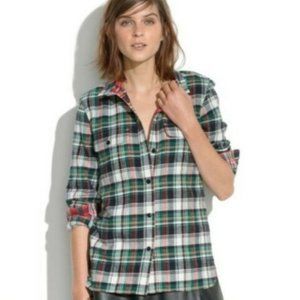 Madewell Plaid Ex-Boyfriend Flannel Size XS